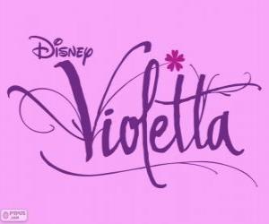Puzzle Λογότυπο της Violetta, τηλεοπτική σειρά του Disney Channel
